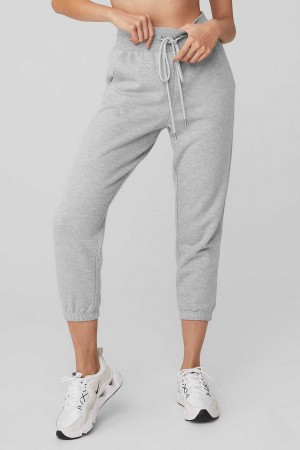 Alo Yoga USA 7/8 Easy Athletic Grey | 1372095-DY