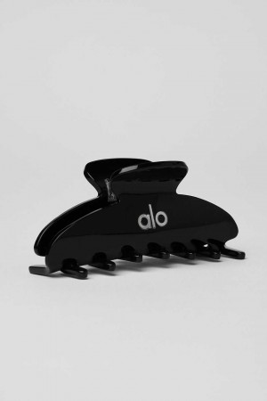 Alo Yoga USA 90's Claw Clip Black | 7905183-NB