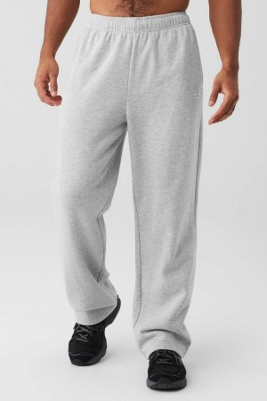 Alo Yoga USA Accolade Straight Leg Athletic Grey | 5413786-TN