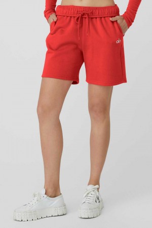 Alo Yoga USA Accolade Sweat Red Hot Summer | 9380175-VN