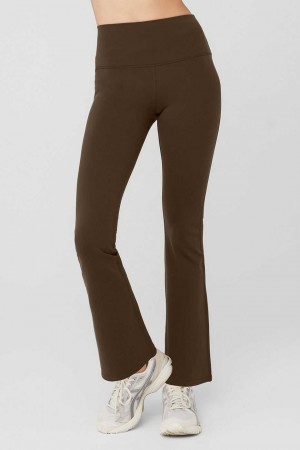 Alo Yoga USA Airbrush High-Waist Bootcut Espresso | 7693204-TW