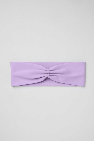 Alo Yoga USA Airlift Headband Violet Skies | 8245376-BQ