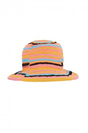 Alo Yoga USA Alo x Tropic of C Crochet Bucket Sunset Stripe | 0798365-YZ