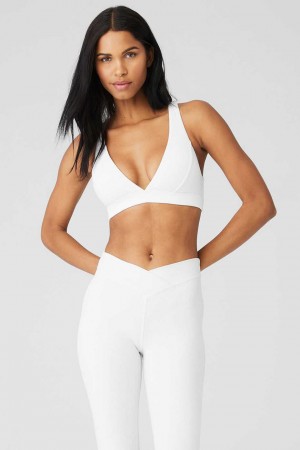 Alo Yoga USA Alosoft Show Stopper White | 4653120-FM