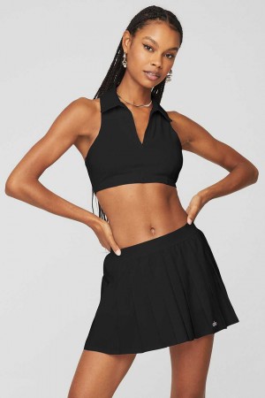 Alo Yoga USA Charmed Collar Black | 6409513-FO