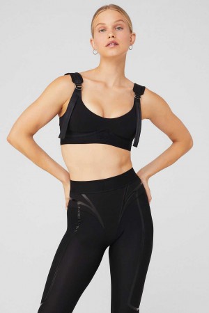 Alo Yoga USA Day Break Black | 6351428-YV