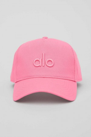 Alo Yoga USA District Trucker Candy Pink | 2453710-XU