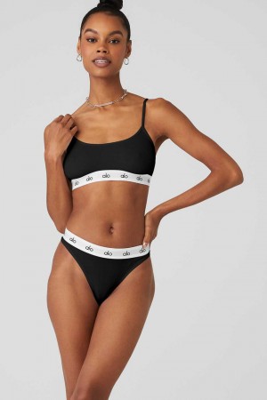 Alo Yoga USA Icon Cami Black | 5274619-JC