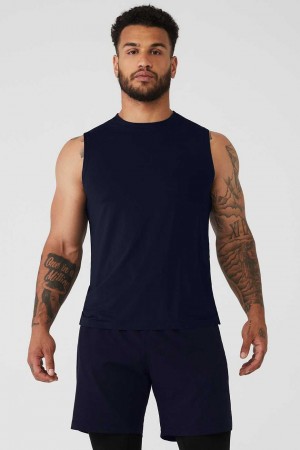 Alo Yoga USA Idol Performance Navy | 6743892-AC