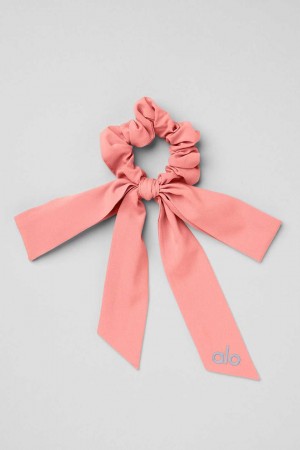 Alo Yoga USA Love Knots Tie Scrunchie Strawberry Lemonade | 8915074-UW