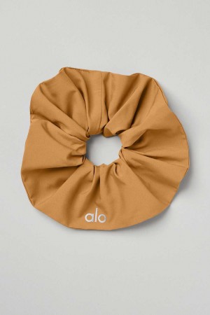 Alo Yoga USA Oversized Scrunchie Toffee | 3970564-VK