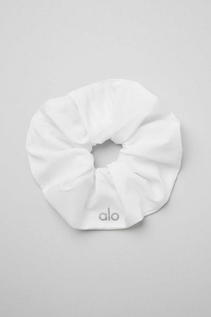 Alo Yoga USA Oversized Scrunchie White | 1045326-IE