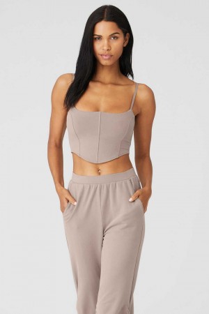 Alo Yoga USA Soft Sculpt Taupe | 2835194-XV