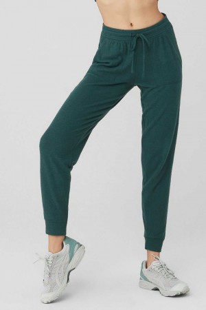 Alo Yoga USA Soho Midnight Green | 1025486-GP