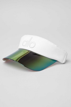 Alo Yoga USA Solar Visor White | 2071846-VL