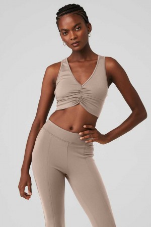 Alo Yoga USA Wild Thing Taupe | 7059124-PV