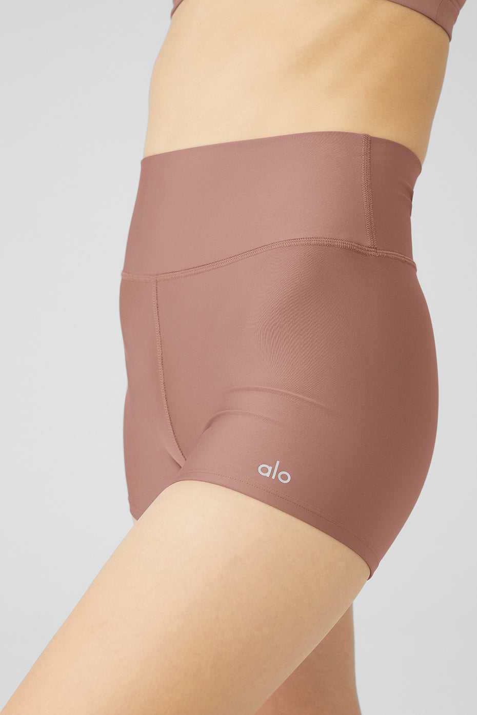 Alo Yoga USA 3'' High-Waist Airlift Smoky Quartz | 9650738-NG