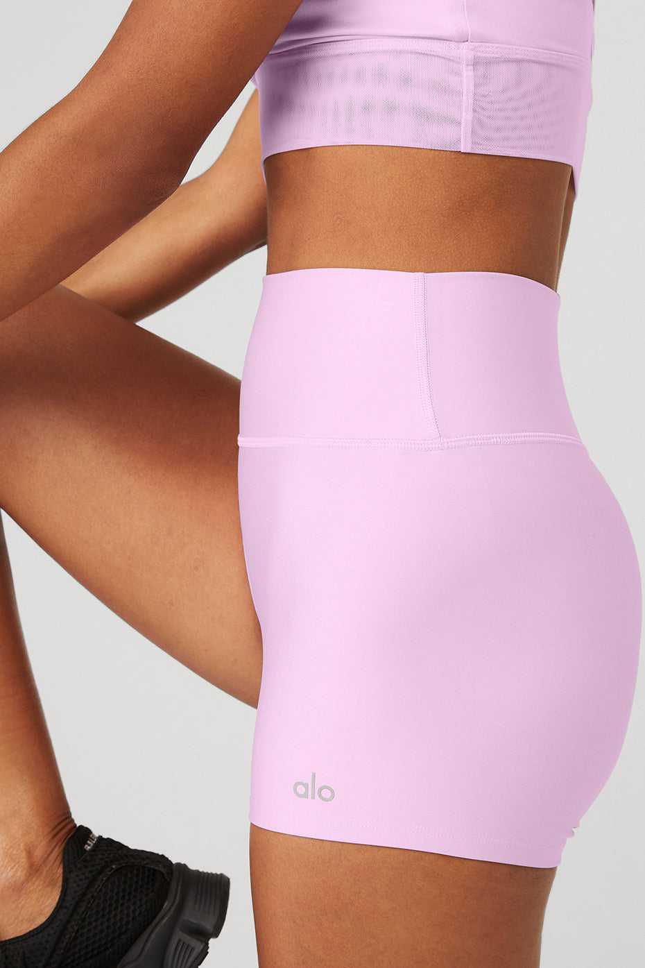 Alo Yoga USA 3'' High-Waist Airlift Sugarplum Pink | 0295418-UT