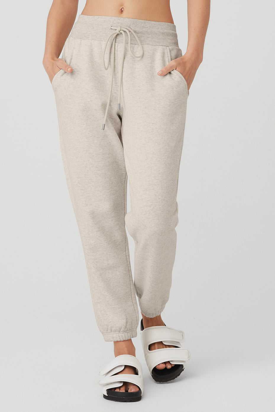 Alo Yoga USA 7/8 Easy Oatmeal Heather | 6195047-RD