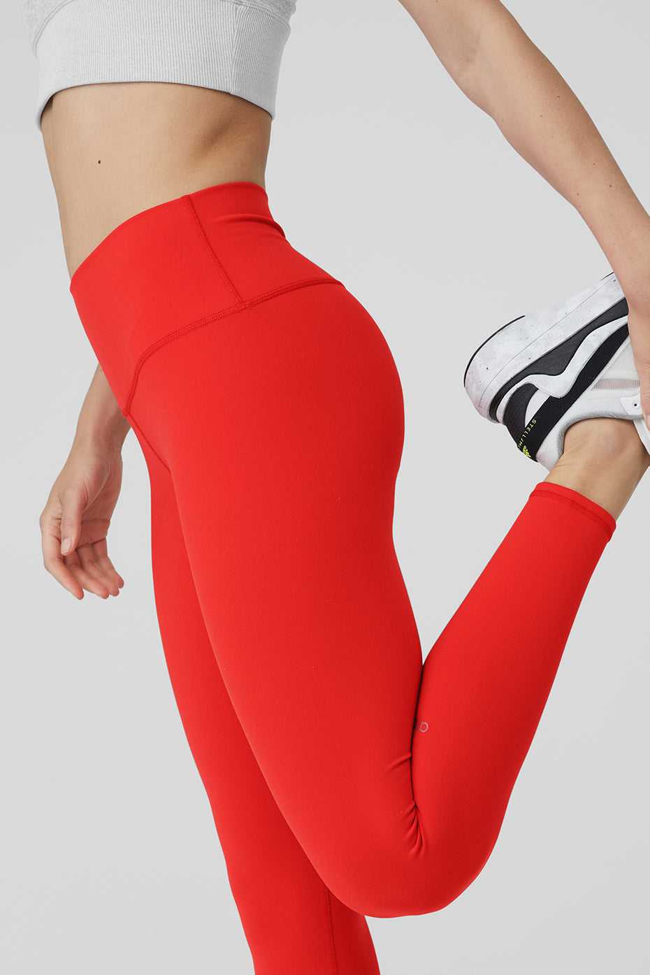 Alo Yoga USA 7/8 High-Waist Airbrush Red Hot Summer | 8475396-VF