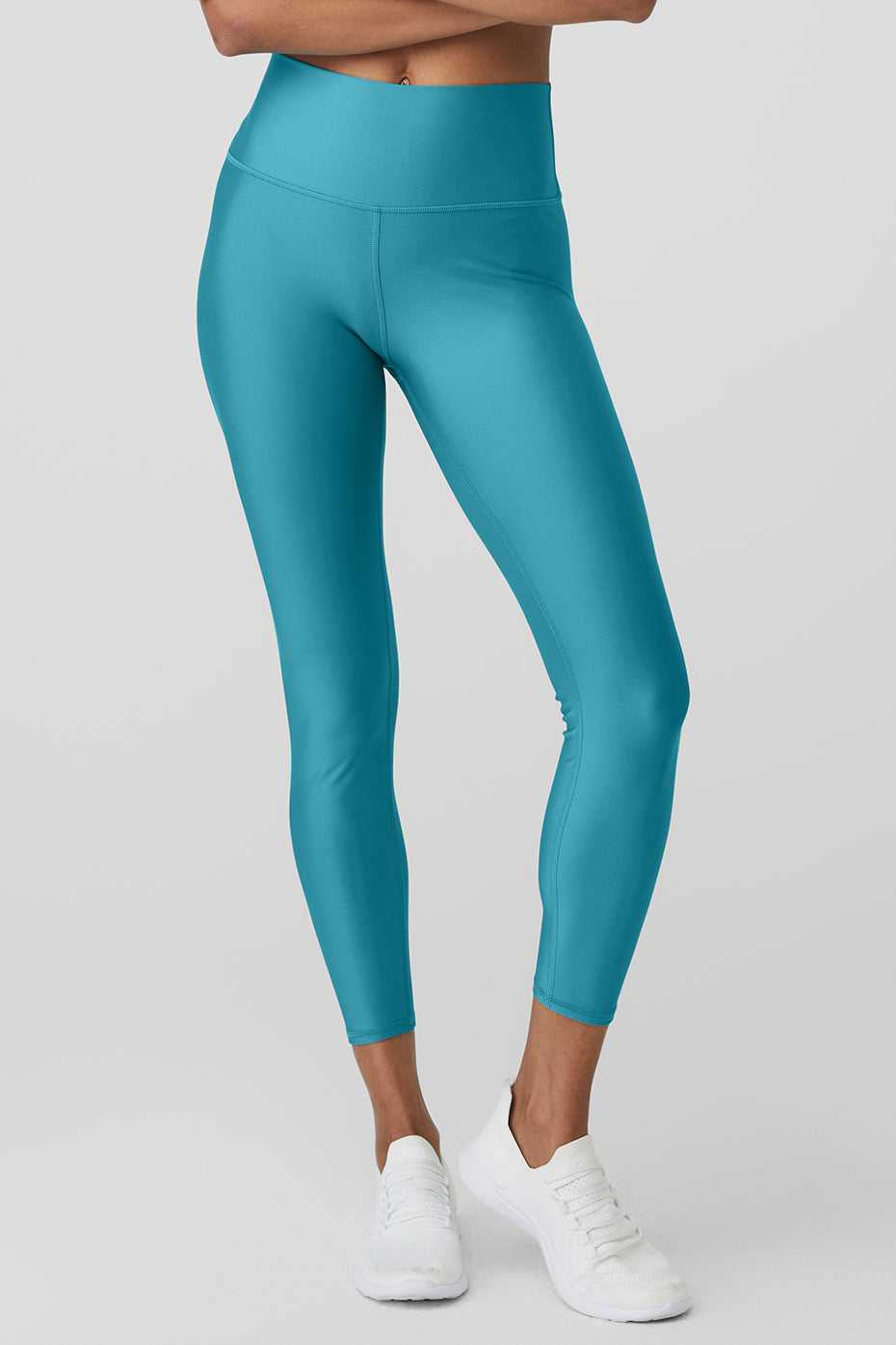 Alo Yoga USA 7/8 High-Waist Airlift Blue Splash | 2458130-QX