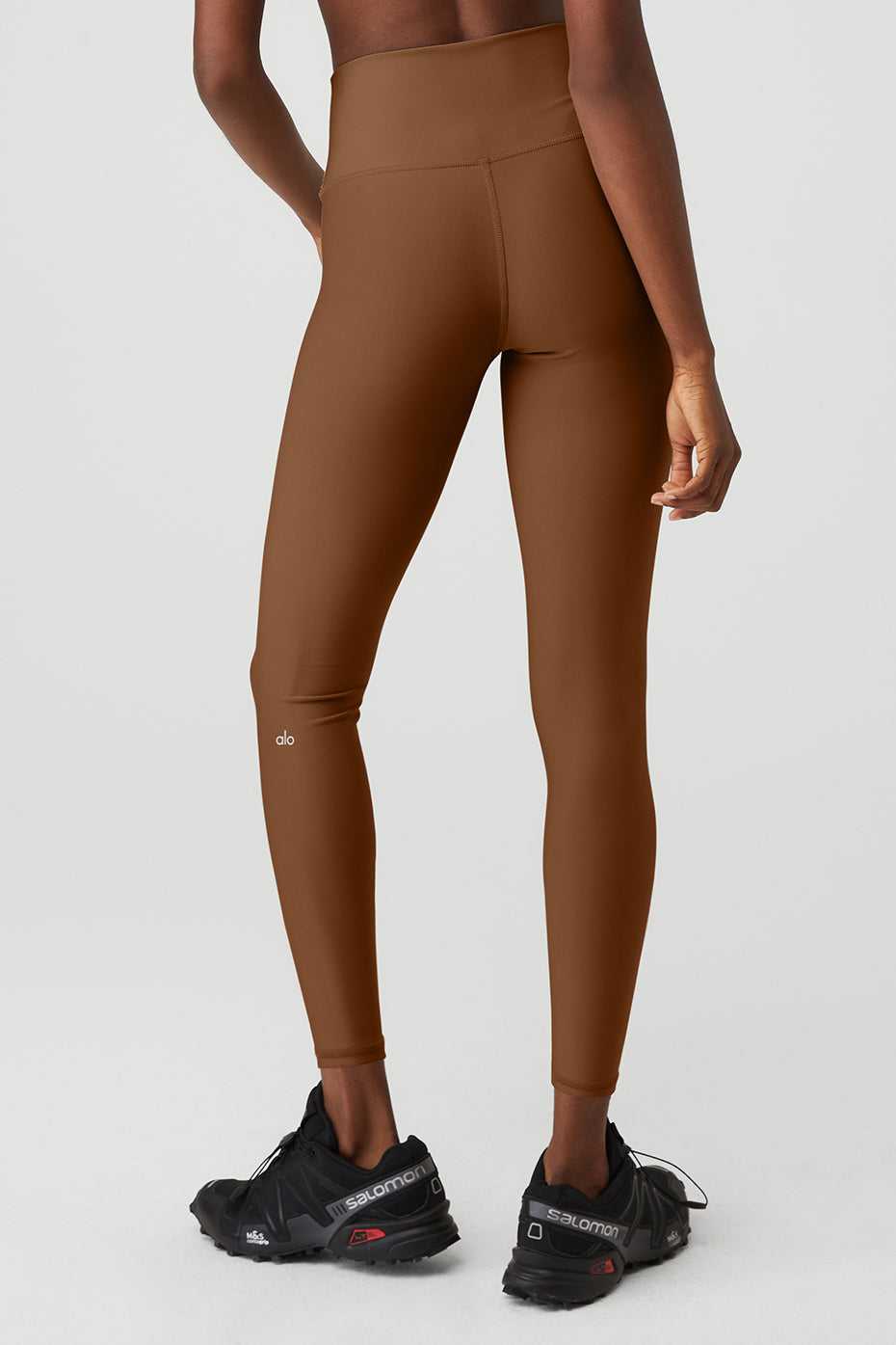 Alo Yoga USA 7/8 High-Waist Airlift Cinnamon Brown | 2693104-JA