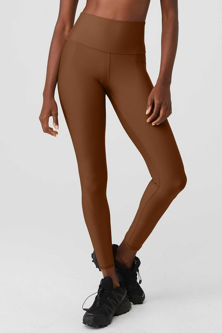 Alo Yoga USA 7/8 High-Waist Airlift Cinnamon Brown | 2693104-JA