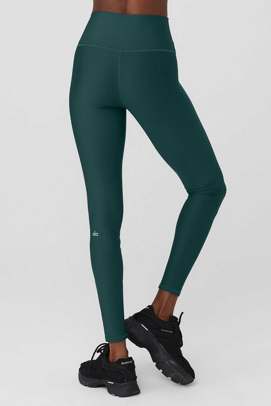 Alo Yoga USA 7/8 High-Waist Airlift Midnight Green | 9657213-RG