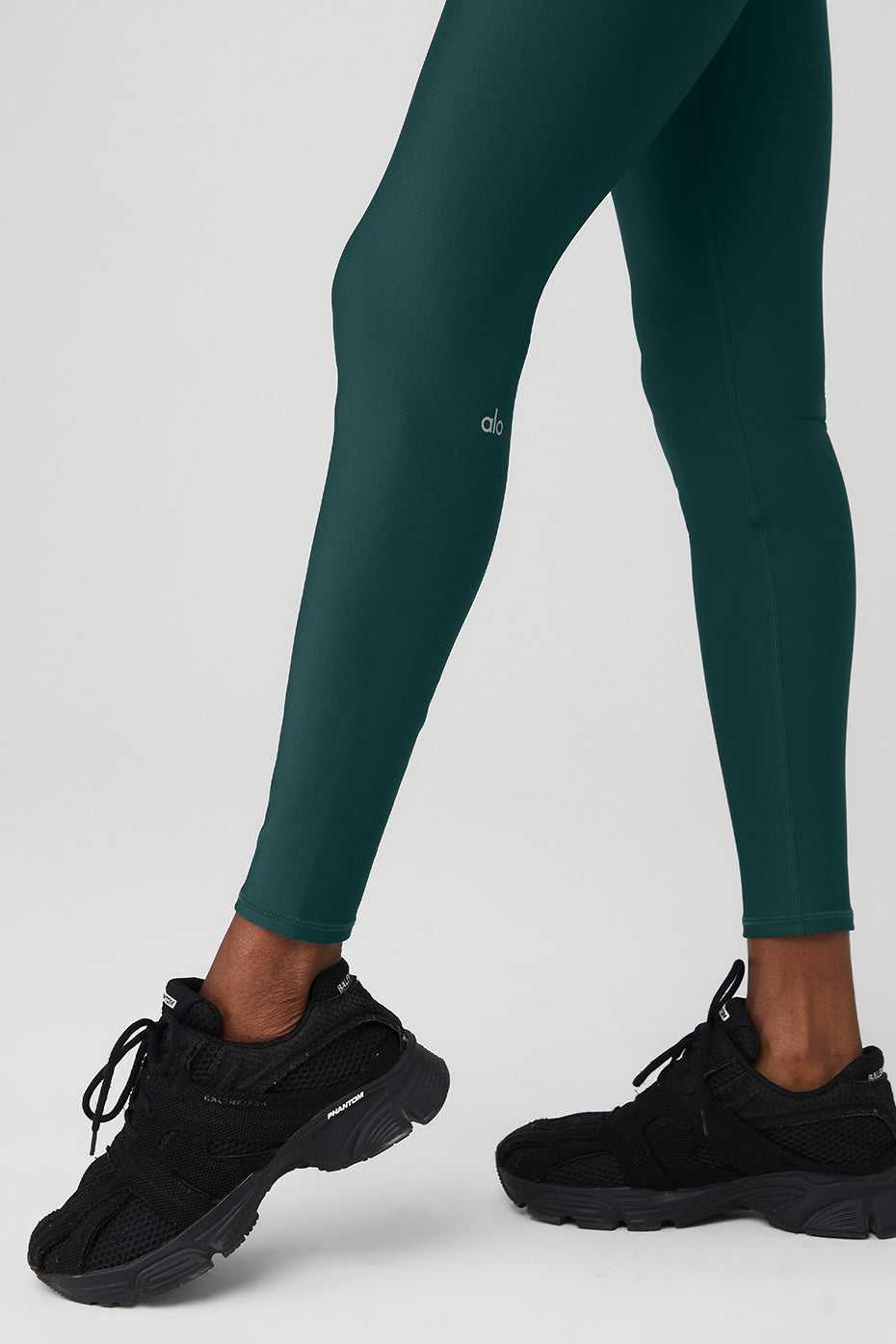 Alo Yoga USA 7/8 High-Waist Airlift Midnight Green | 9657213-RG