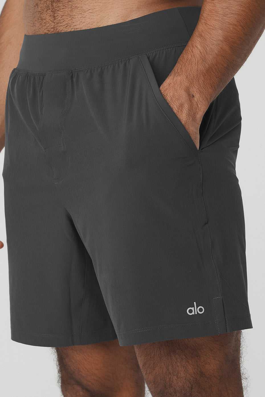 Alo Yoga USA 7'' Repetition Anthracite | 9502184-WC