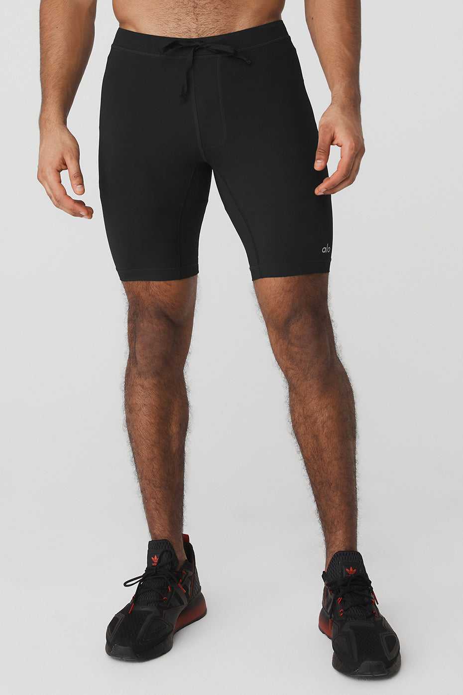 Alo Yoga USA 9” Warrior Compression Black | 0873925-RM