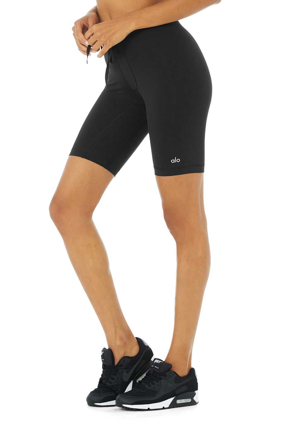 Alo Yoga USA 9” Warrior Compression Black | 2043678-OR