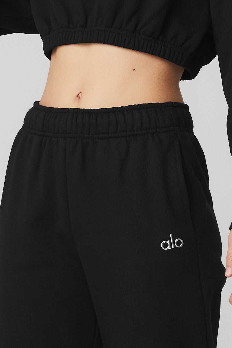 Alo Yoga USA Accolade Black | 2740169-JT