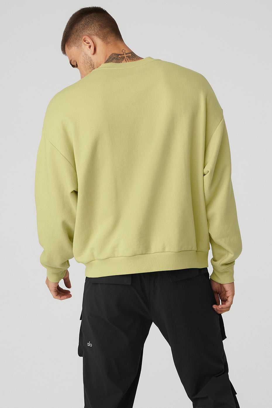 Alo Yoga USA Accolade Crew Neck Pullover Dusty Yellow | 9471305-YN