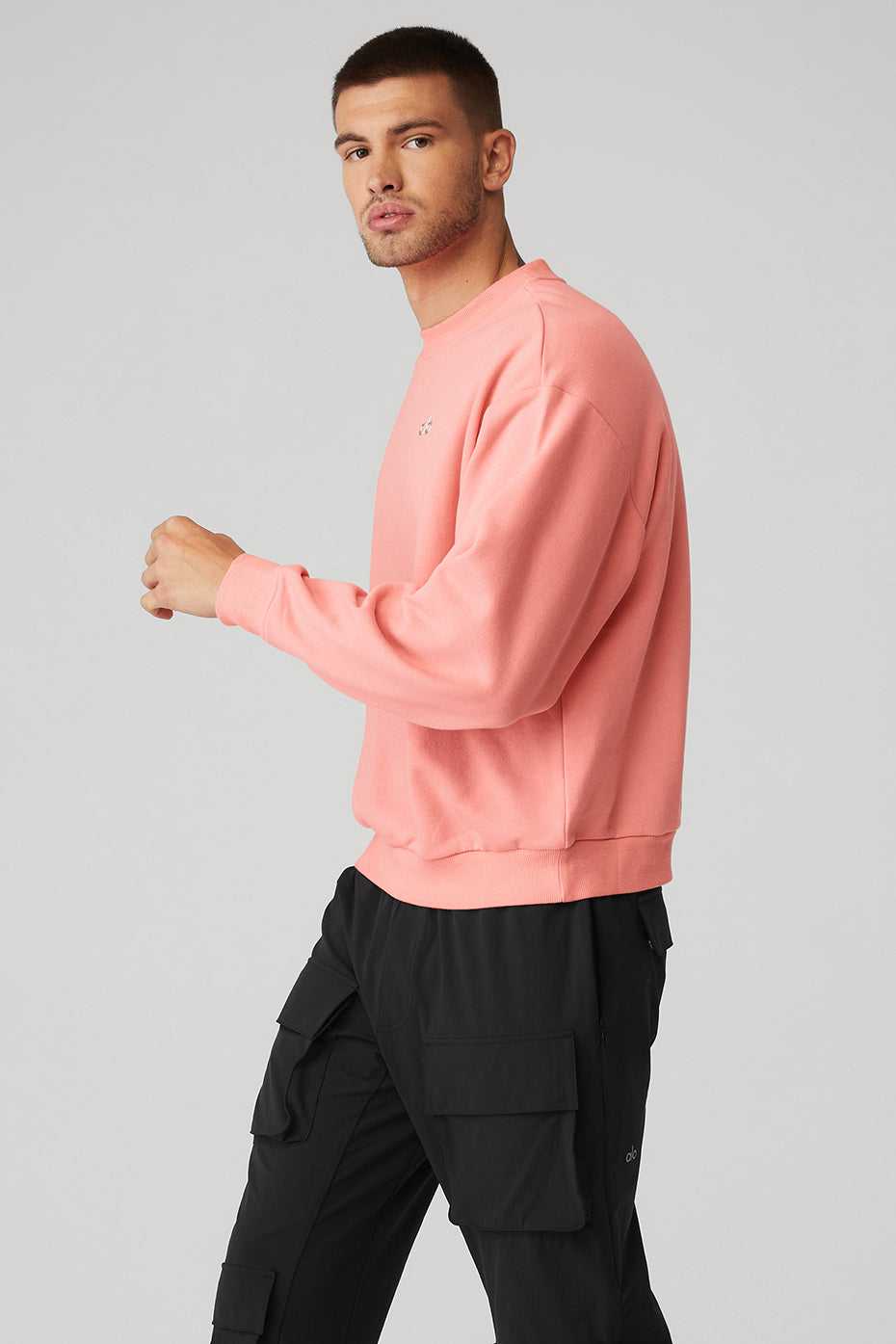 Alo Yoga USA Accolade Crew Neck Pullover Strawberry Lemonade | 1906823-EQ