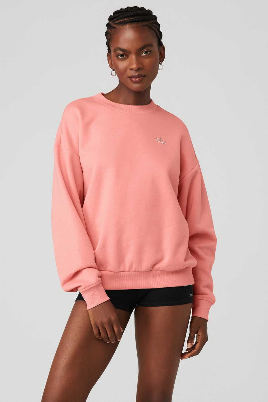 Alo Yoga USA Accolade Crew Neck Pullover Strawberry Lemonade | 2758694-HY