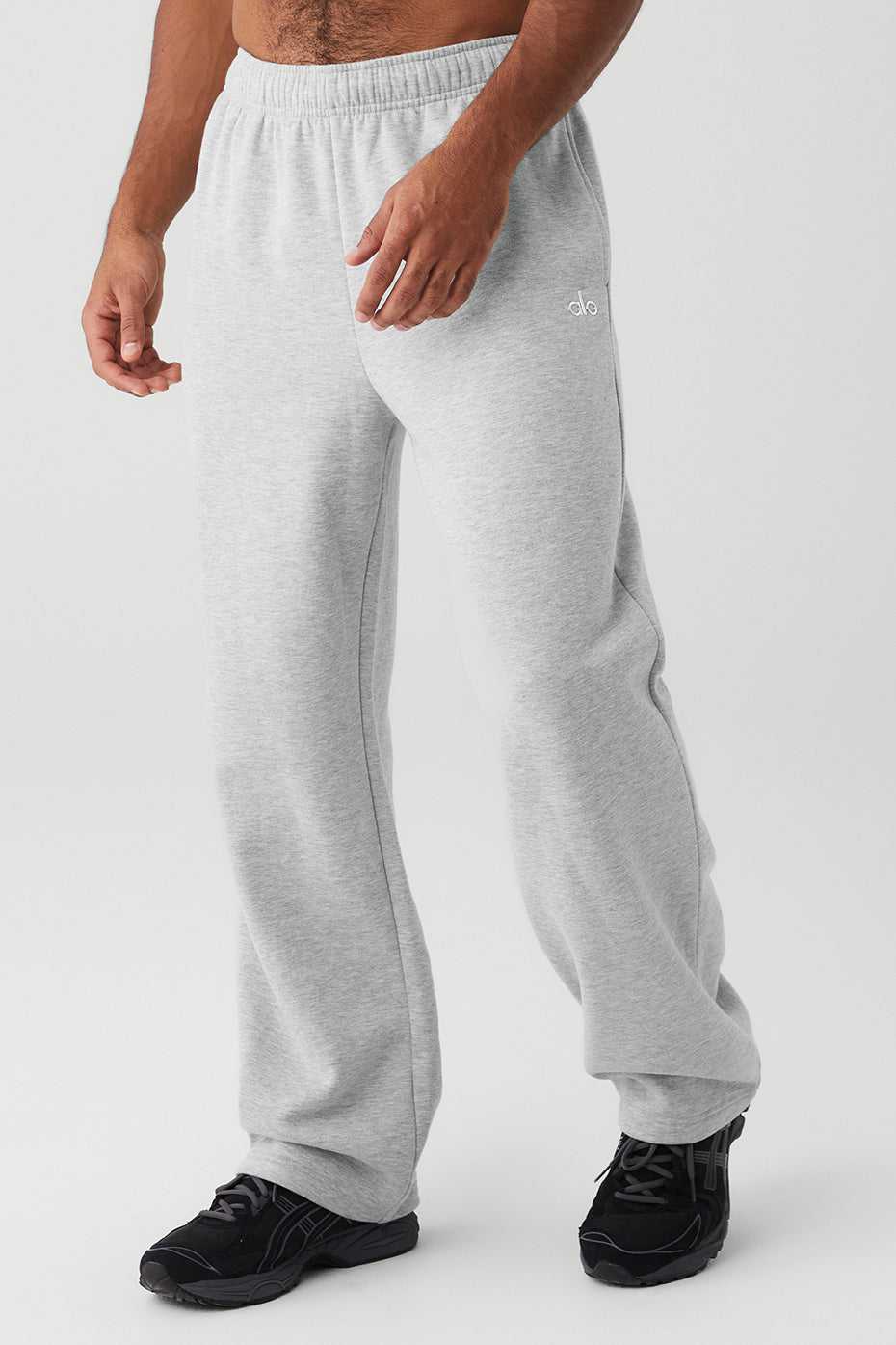 Alo Yoga USA Accolade Straight Leg Athletic Grey | 5413786-TN