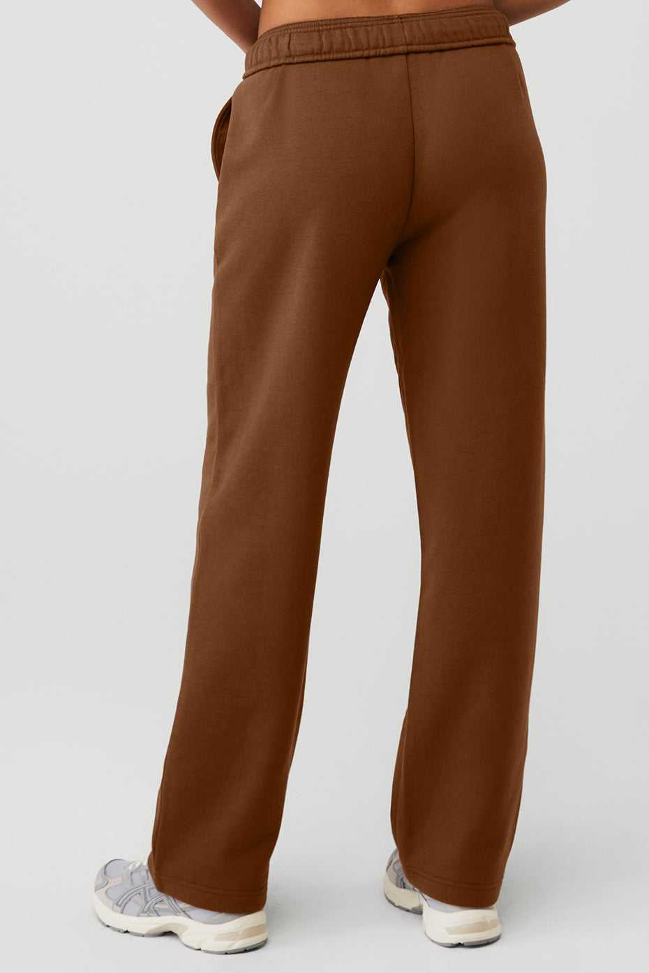 Alo Yoga USA Accolade Straight Leg Cinnamon Brown | 8460712-ZM