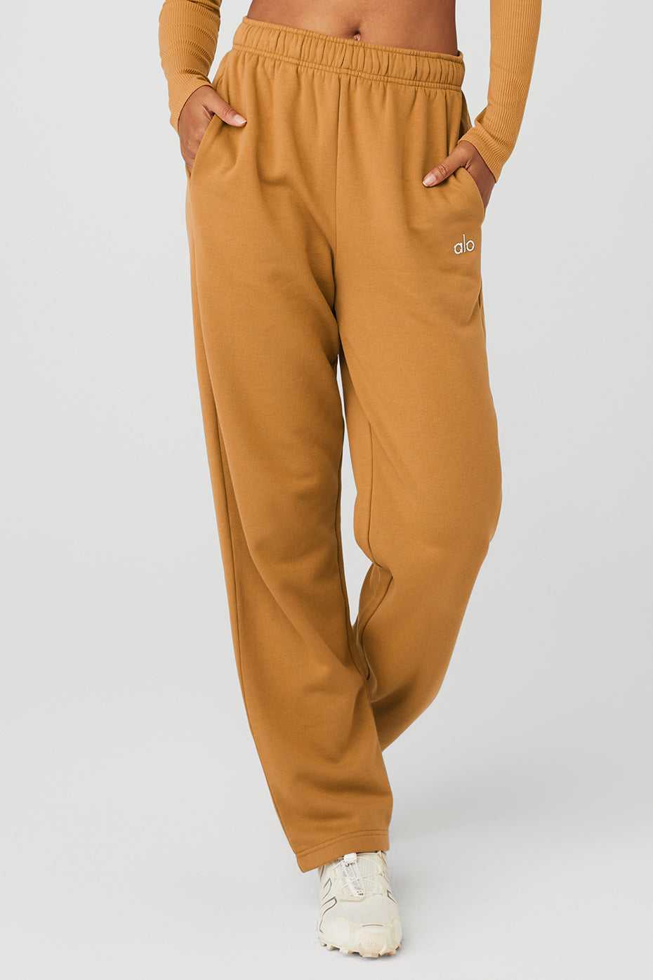 Alo Yoga USA Accolade Straight Leg Toffee | 5728934-ZM