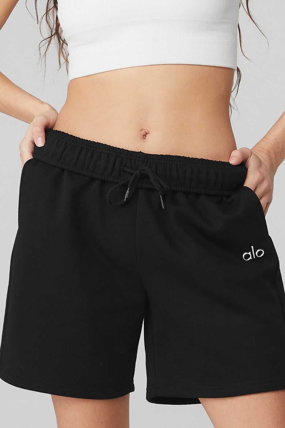 Alo Yoga USA Accolade Sweat Black | 6782934-BT