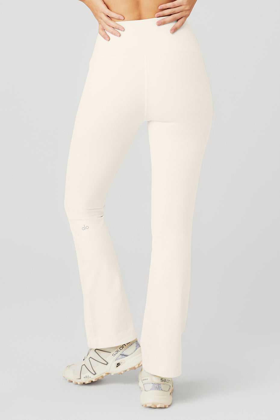 Alo Yoga USA Airbrush High-Waist Bootcut Ivory | 4695213-BZ