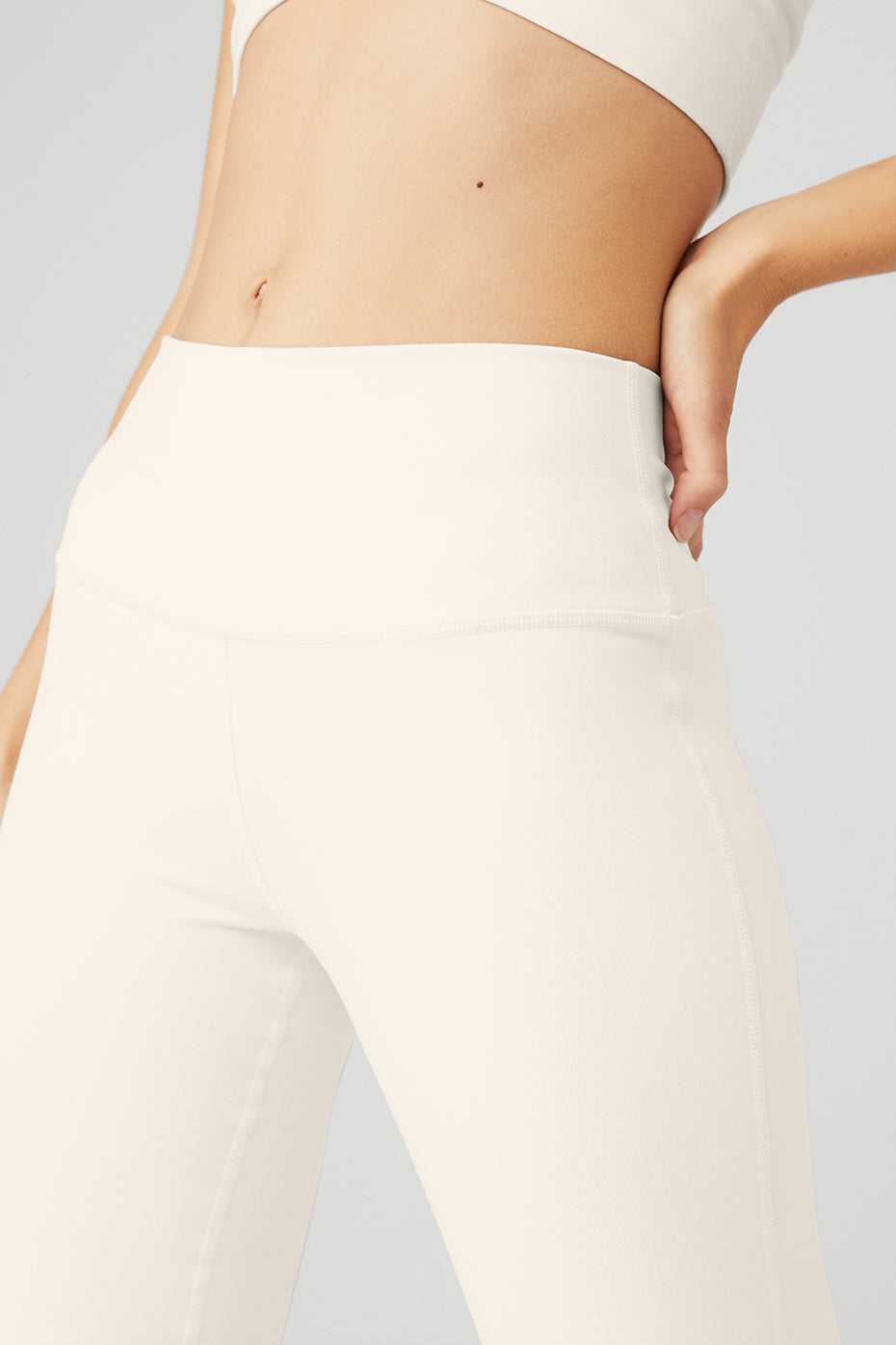 Alo Yoga USA Airbrush High-Waist Bootcut Ivory | 4695213-BZ