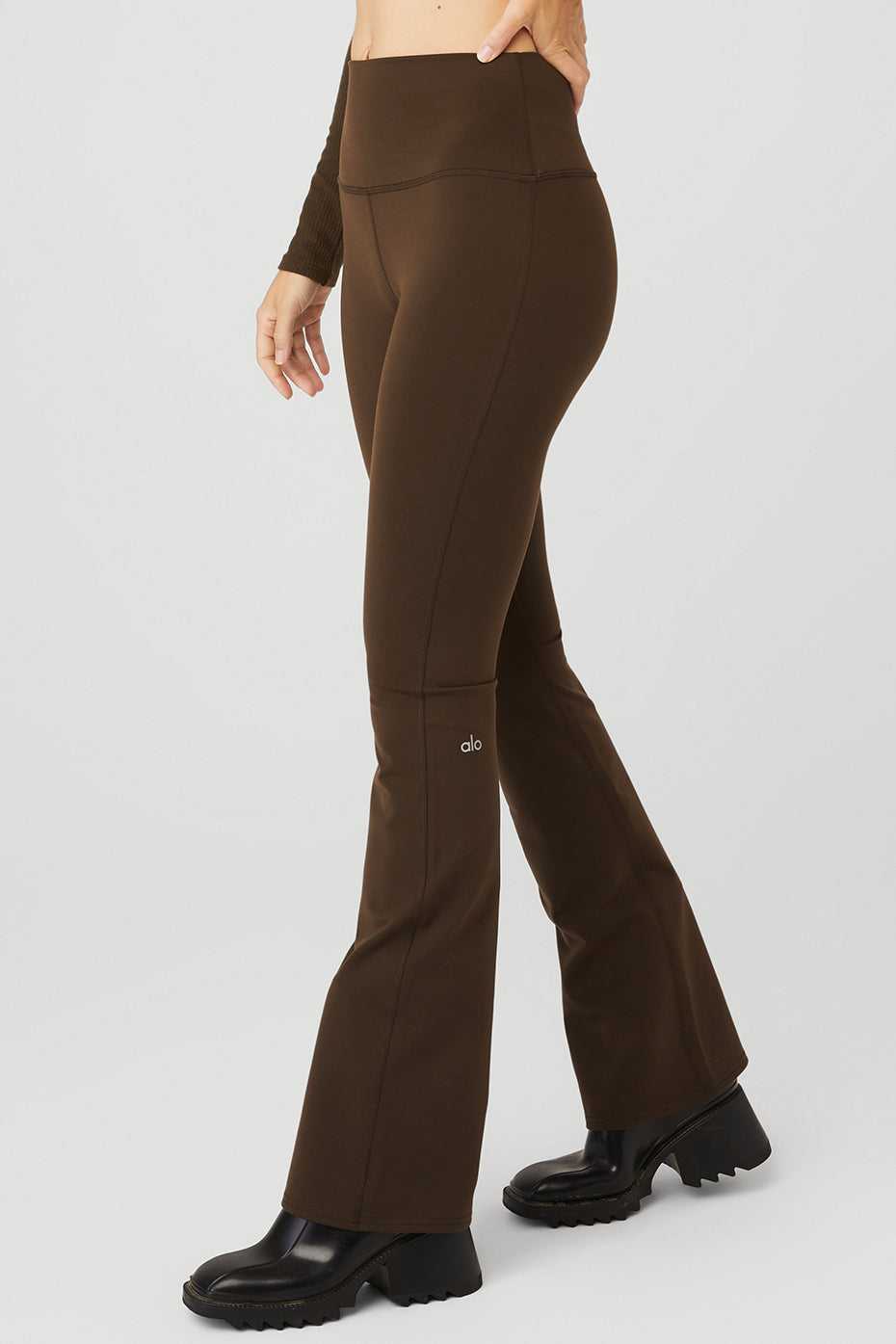 Alo Yoga USA Airbrush High-Waist Bootcut Espresso | 7523809-OZ