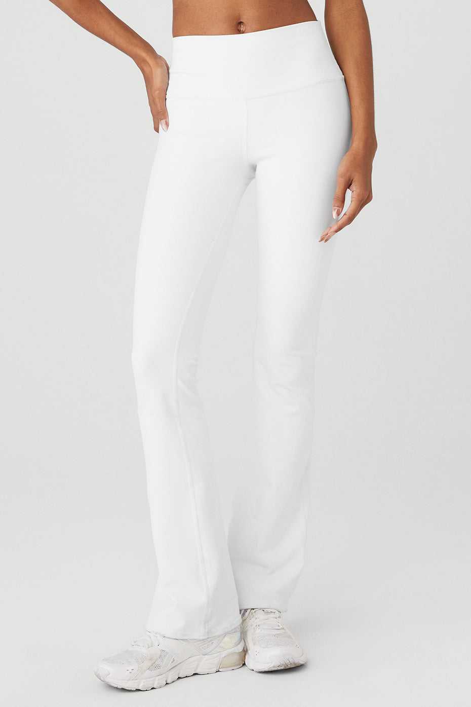 Alo Yoga USA Airbrush High-Waist Bootcut White | 0239845-RG