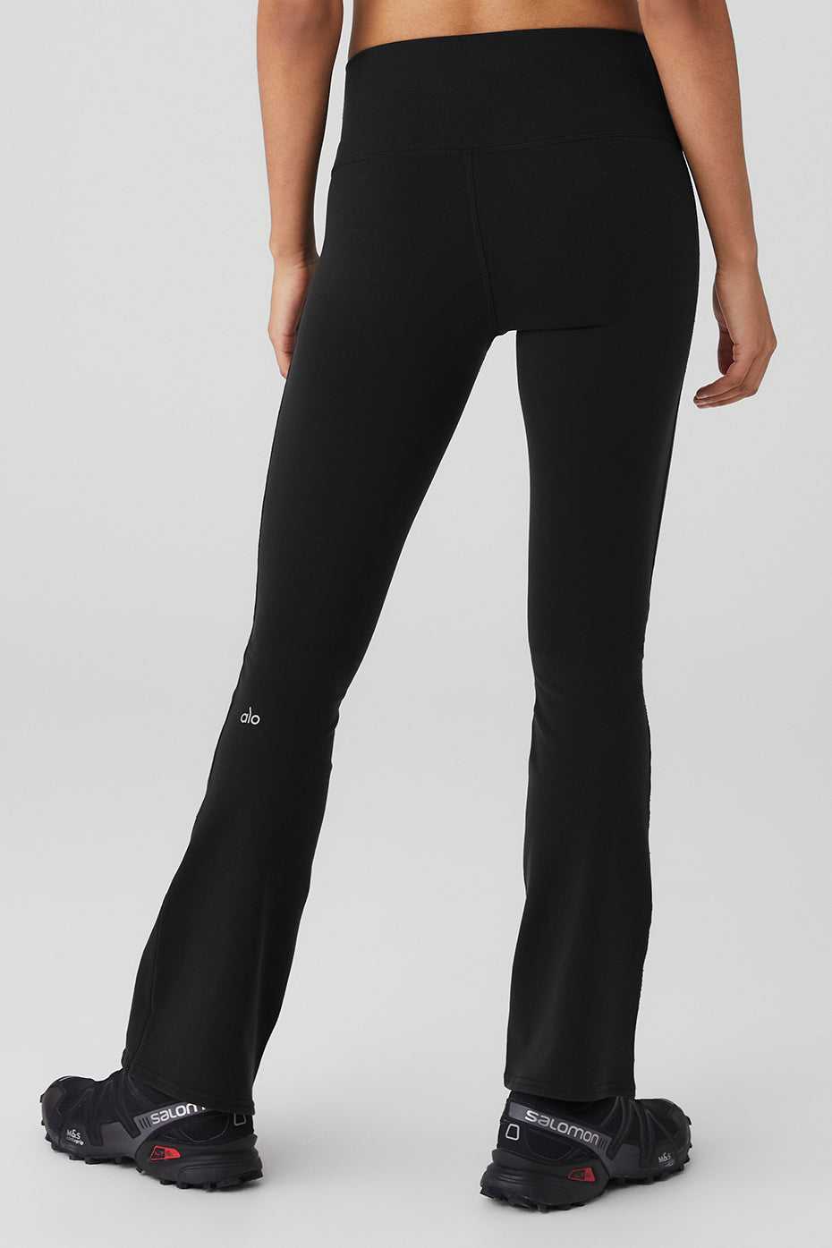 Alo Yoga USA Airbrush High-Waist Bootcut Black | 3741985-QK