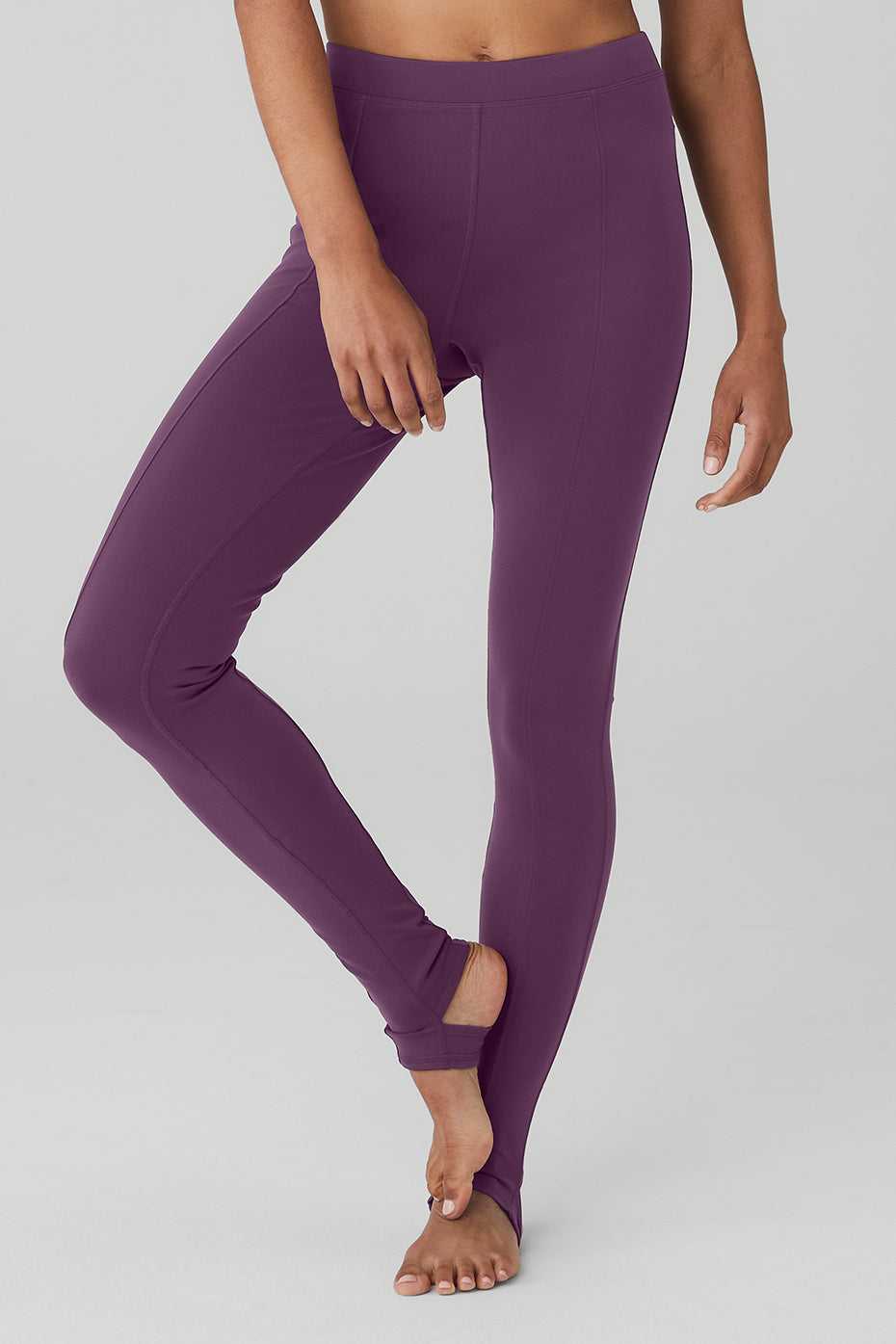 Alo Yoga USA Airbrush High-Waist Enso Dark Plum | 3096582-QI