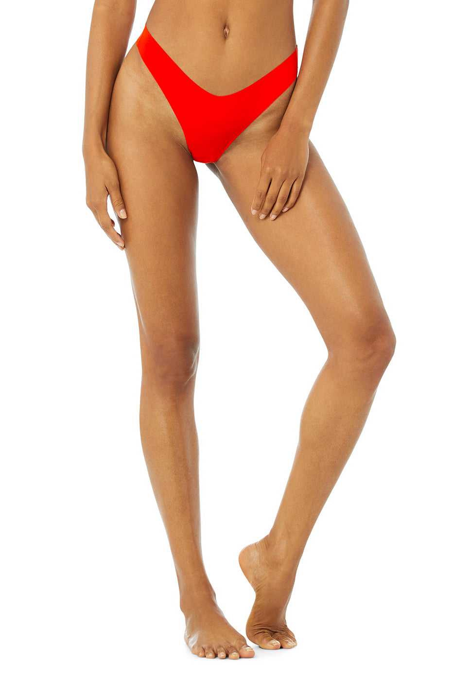 Alo Yoga USA Airbrush Invisible Thong Cherry | 6784123-CK