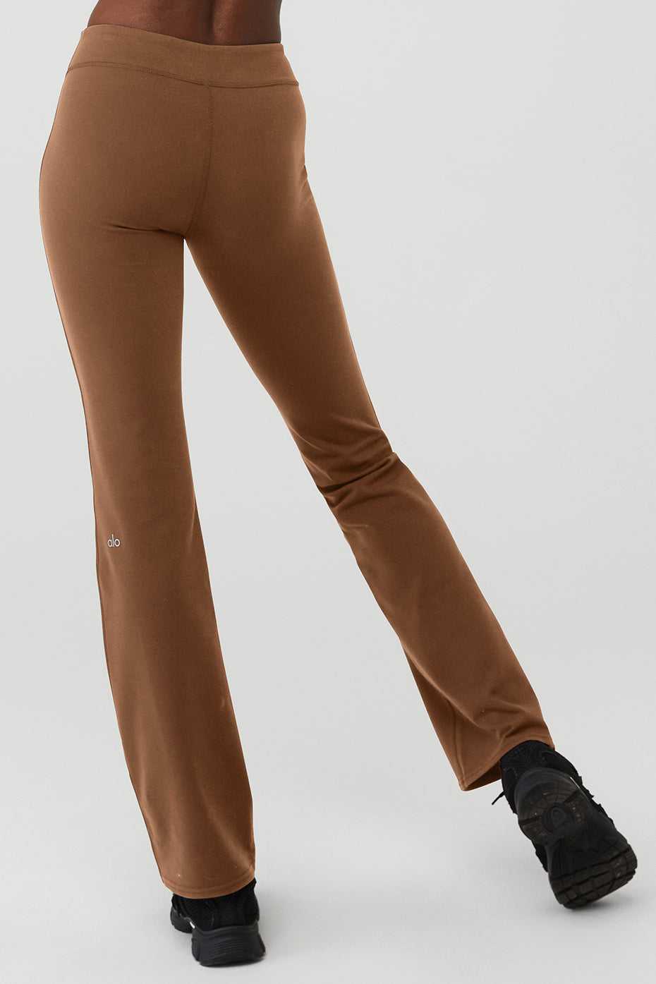 Alo Yoga USA Airbrush Low-Rise Bootcut Cinnamon Brown | 5730491-WV