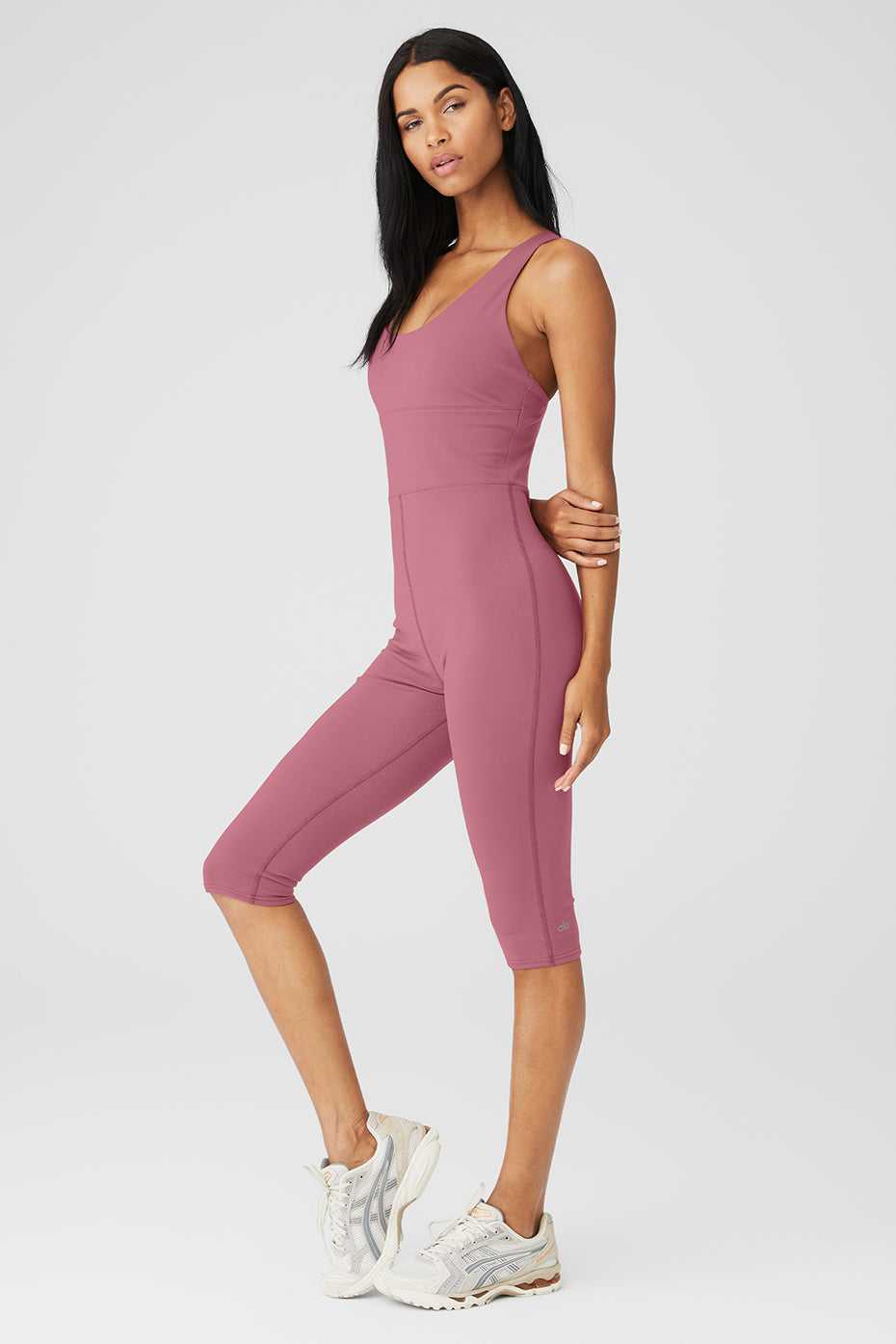 Alo Yoga USA Airbrush Physique Onesie Mars Clay | 5014327-ZR