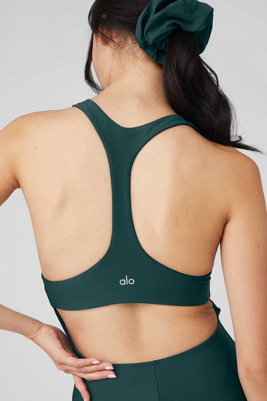 Alo Yoga USA Airlift Fly Midnight Green | 8631509-PC